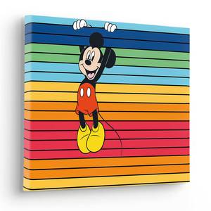 Quadro Mickey Band Of Color Tessuto non tessuto - Multicolore - 30 x 40 cm