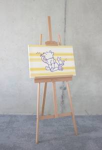 Leinwandbild Winnie the Pooh Dandelions Vlies - Mehrfarbig - 40 x 60 cm