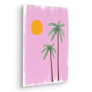 Quadro Ibiza Sunset Tessuto non tessuto - Multicolore - 30 x 40 cm