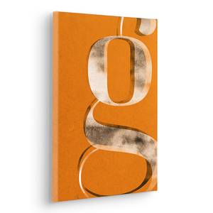 Quadro Lettera G come Gustav Tessuto non tessuto - Multicolore - 30 x 40 cm