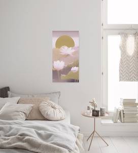 Impression sur toile Ombré Rosé Intissé - Multicolore - 30 x 60 m