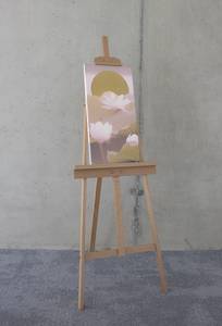 Impression sur toile Ombré Rosé Intissé - Multicolore - 30 x 60 m