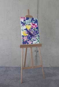 Quadro Flower Kiss Tessuto non tessuto - Multicolore - 40 x 60 cm