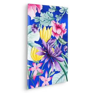 Leinwandbild Flower Kiss Vlies - Mehrfarbig - 40 x 60 cm