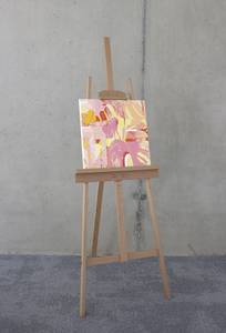 Quadro Summer Party Tessuto non tessuto - Multicolore - 40 x 40 cm