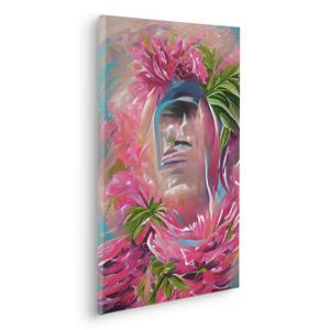 Impression sur toile Hawaiana Intissé - Multicolore - 40 x 60 m