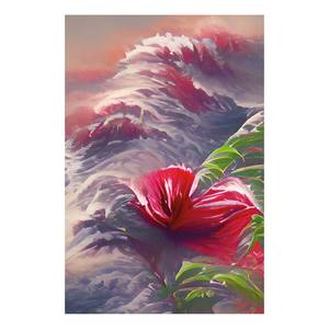 Leinwandbild Blossom Wave Vlies - Mehrfarbig - 40 x 60 cm