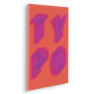 Quadro Blurry Night Tessuto non tessuto - Multicolore - 40 x 60 cm