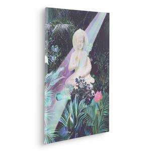 Leinwandbild Garden Of Silence Vlies - Mehrfarbig - 40 x 60 cm