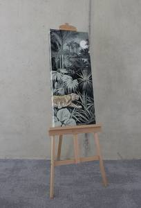 Impression sur toile Creeping Tiger Intissé - Multicolore - 40 x 90 m