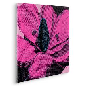 Leinwandbild Pink Fusion Vlies - Mehrfarbig - 60 x 60 cm