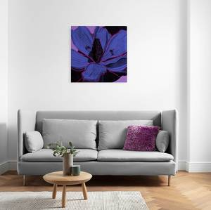 Impression sur toile Purple Fusion Intissé - Multicolore - 60 x 60 m