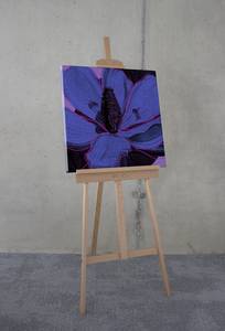 Impression sur toile Purple Fusion Intissé - Multicolore - 60 x 60 m