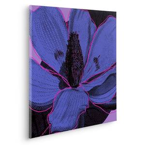 Leinwandbild Purple Fusion Vlies - Mehrfarbig - 60 x 60 cm