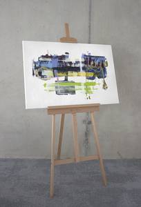 Impression sur toile Flying Car Intissé - Multicolore - 60 x 90 m