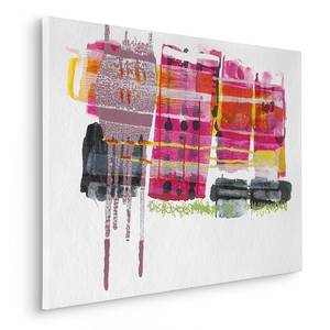 Impression sur toile Ruby Pink Intissé - Multicolore - 60 x 90 m