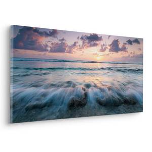 Afbeelding Broken Waves vlies - meerdere kleuren - 90 x 40 cm