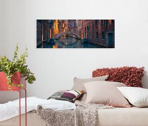 Impression sur toile Night Cruise Intissé - Multicolore - 90 x 30 m