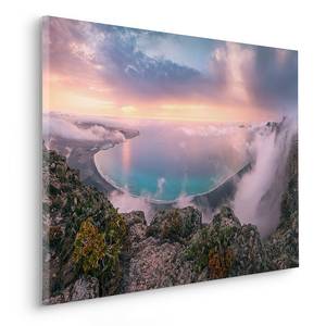 Quadro Coastal Paradise Tessuto non tessuto - Multicolore - 90 x 60 cm