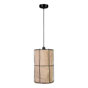 Suspension Marinero 1 ampoule Fer / Lin - Noir - Diamètre : 30 cm