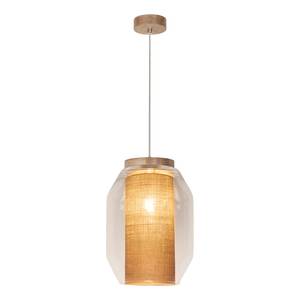 Lampada a 1 punto luce Vaso Rovere massello / Iuta - Marrone - Diametro: 24 cm