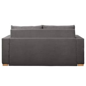 Schlafsofa LATINA Basic Cord - Cordstoff Poppy: Grau - Breite: 173 cm