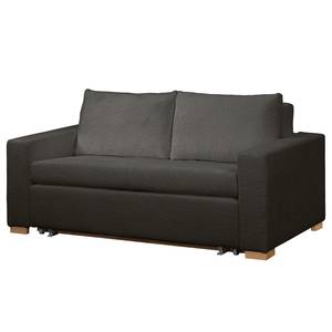 Schlafsofa LATINA Basic Bouclè - Bouclé Stoff Abby: Anthrazit - Breite: 173 cm