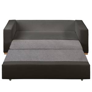 Schlafsofa LATINA Basic Bouclè - Bouclé Stoff Abby: Anthrazit - Breite: 173 cm