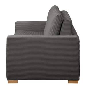 Schlafsofa LATINA Basic Cord - Cordstoff Poppy: Grau - Breite: 153 cm