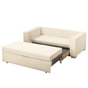 Schlafsofa LATINA Basic Cord - Cordstoff Poppy: Beige  - Breite: 173 cm