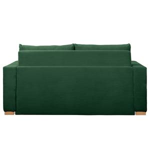 Schlafsofa LATINA Basic Cord - Cordstoff Poppy: Tannengrün - Breite: 193 cm