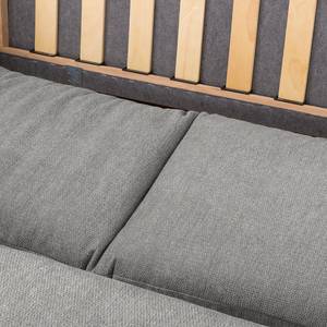 Schlafsofa LATINA Basic Webstoff - Strukturstoff Rima: Grau - Breite: 193 cm