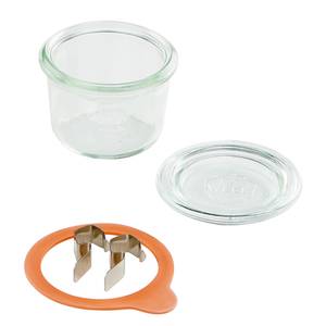 Mini-Einmachglas WECK Klarglas - Transparent - Höhe: 6 cm