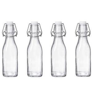 Flaschenset SWING 4-teilig Kombi D Klarglas - Transparent