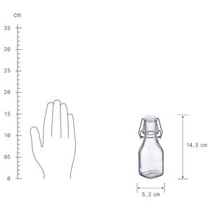 Flaschenset SWING 4-teilig Kombi B Klarglas - Transparent