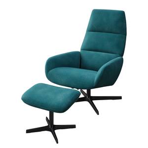 Relaxfauteuil Turami Turquoise - Velours