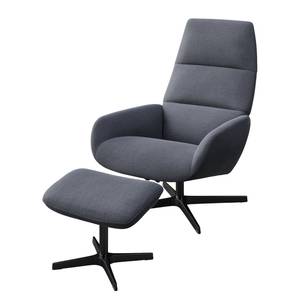 Relaxfauteuil Turami Blauw grijs - Platweefsel