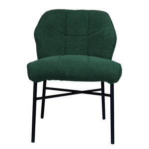 Chaise Zazid Fer / Velours - Vert foncé