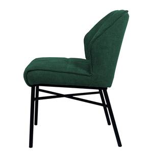 Chaise Zazid Fer / Velours - Vert foncé