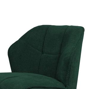 Chaise Zazid Fer / Velours - Vert foncé