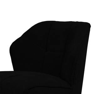 Chaise Zazid Fer / Velours - Noir