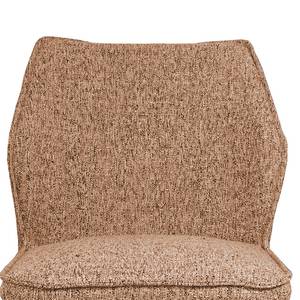 Chaise Togay Fer / Velours - Marron clair