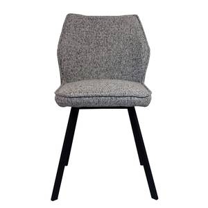 Chaise Togay Fer / Velours - Gris clair