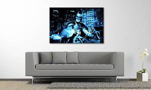 Quadro The Dark Knight Abete massello / Tessuto misto - 80 x 120 cm