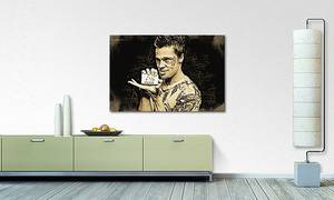 Afbeelding Fight Club massief sparrenhout/textielmix - 80 x 120 cm