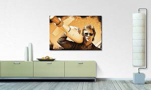 Leinwandbild MacGyver Fichte Massiv / Mischgewebe - 80 x 120 cm