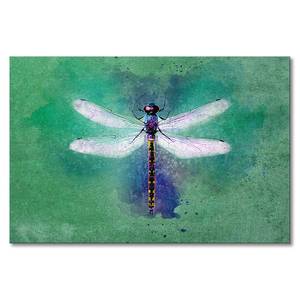 Afbeelding Dragon Fly massief sparrenhout/textielmix - 80 x 120 cm