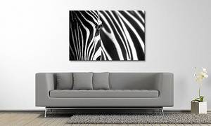 Leinwandbild Animal Stripes Fichte Massiv / Mischgewebe - 80 x 120 cm