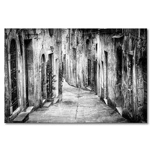 Afbeelding Old Streets massief sparrenhout/textielmix - 80 x 120 cm