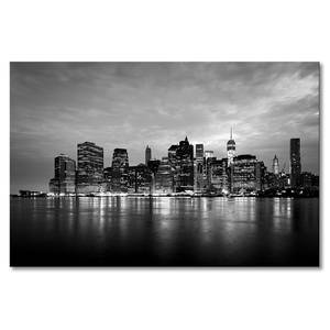 Leinwandbild Manhattan Night Fichte Massiv / Mischgewebe - 80 x 120 cm